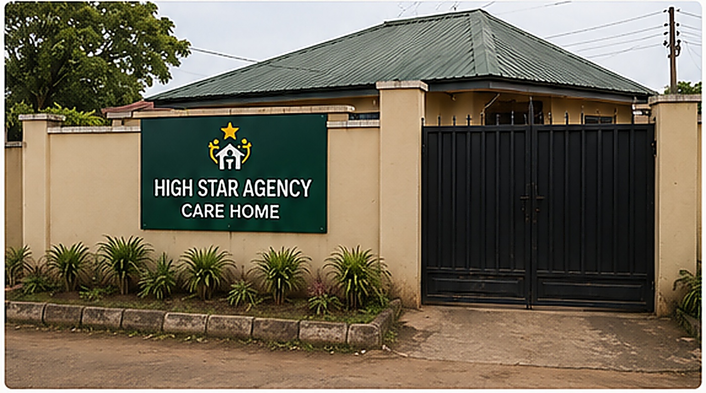 High Star Agency care home building in Aba, Abia State